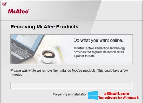 Skjermbilde McAfee Consumer Product Removal Tool Windows 8