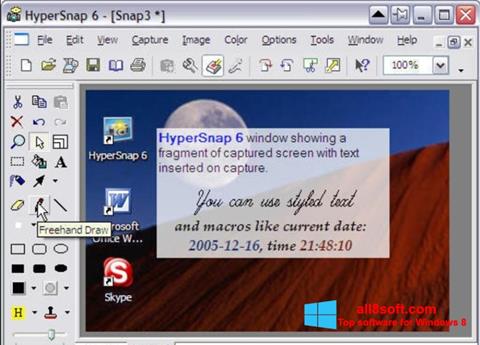 Skjermbilde HyperSnap Windows 8