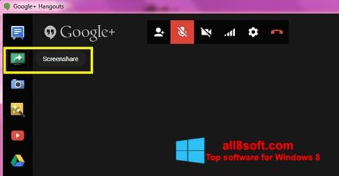 Skjermbilde Hangouts Windows 8