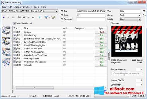 Skjermbilde Exact Audio Copy Windows 8