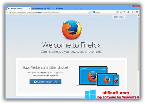 Skjermbilde Mozilla Firefox Offline Installer Windows 8