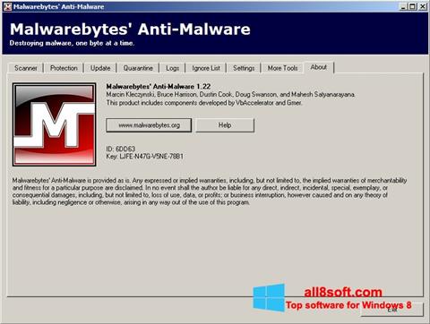 Skjermbilde Malwarebytes Anti-Malware Free Windows 8
