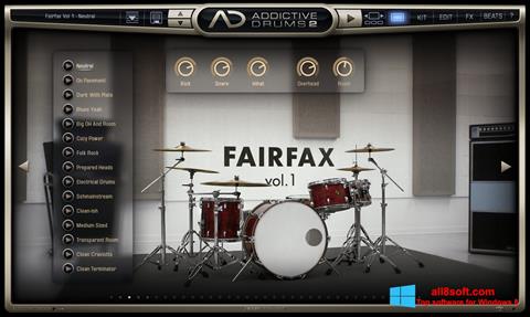 Skjermbilde Addictive Drums Windows 8