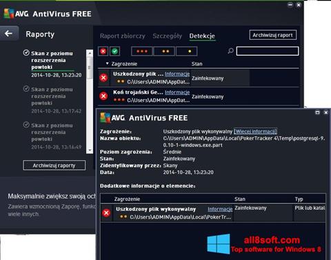 Skjermbilde AVG AntiVirus Free Windows 8