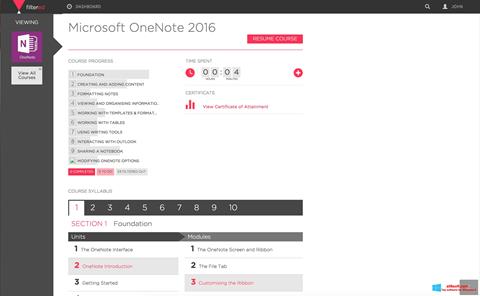 Skjermbilde Microsoft OneNote Windows 8