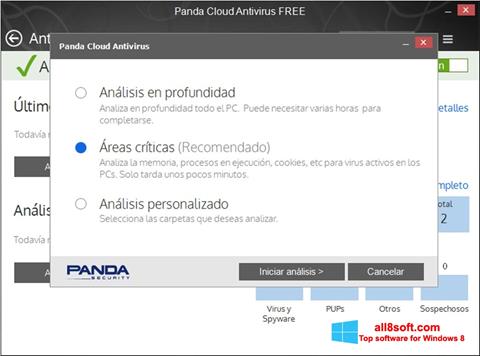 Skjermbilde Panda Cloud Windows 8