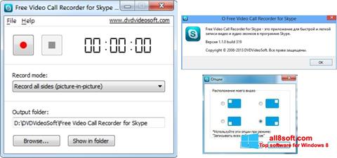 Skjermbilde Free Video Call Recorder for Skype Windows 8