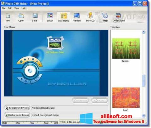Skjermbilde DVD Maker Windows 8