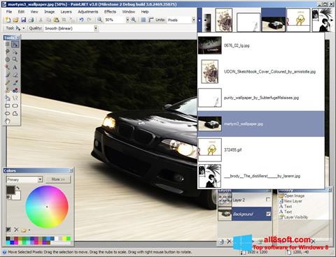 Skjermbilde Paint.NET Windows 8