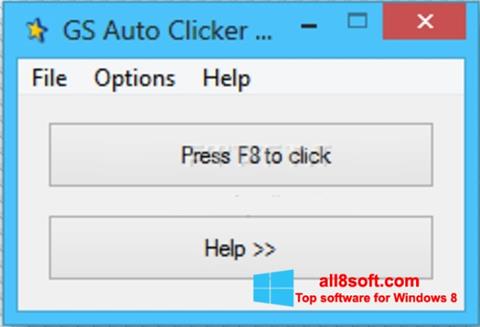 Skjermbilde GS Auto Clicker Windows 8