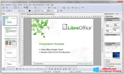 Skjermbilde LibreOffice Windows 8