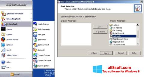 Skjermbilde ERD Commander Windows 8