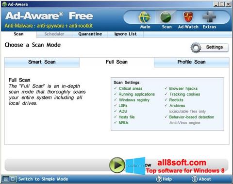 Skjermbilde Ad-Aware Free Windows 8