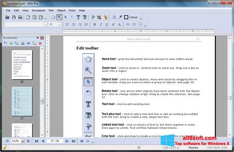 Skjermbilde Infix PDF Editor Windows 8