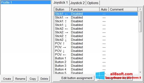 Skjermbilde JoyToKey Windows 8
