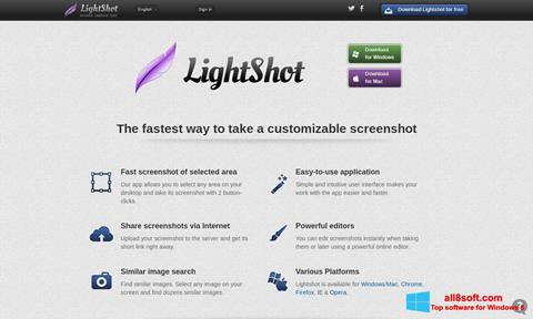 Skjermbilde LightShot Windows 8
