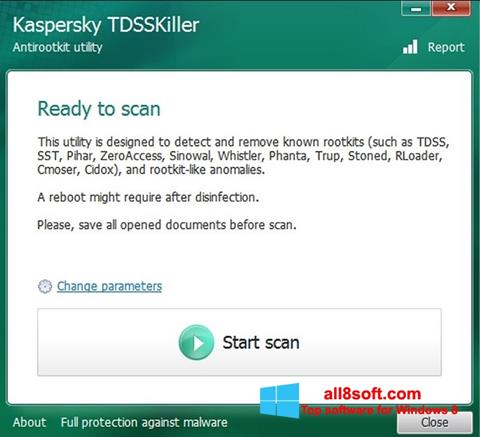Skjermbilde Kaspersky TDSSKiller Windows 8