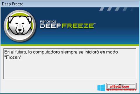 Skjermbilde Deep Freeze Windows 8