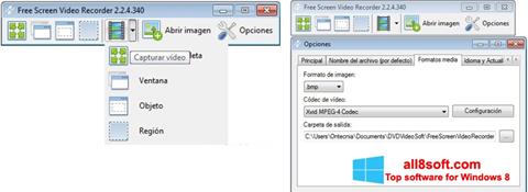 Skjermbilde Free Screen Video Recorder Windows 8