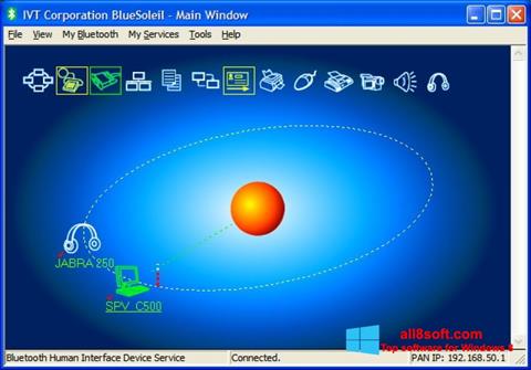 Skjermbilde BlueSoleil Windows 8