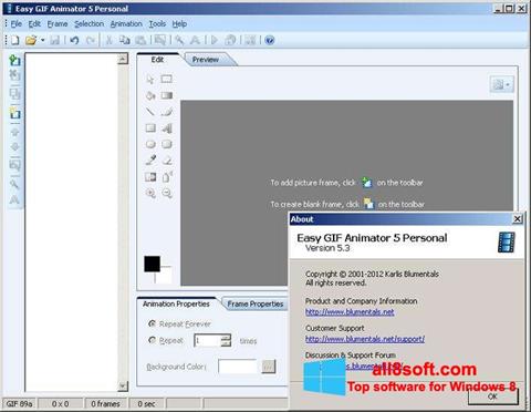 Skjermbilde Easy GIF Animator Windows 8