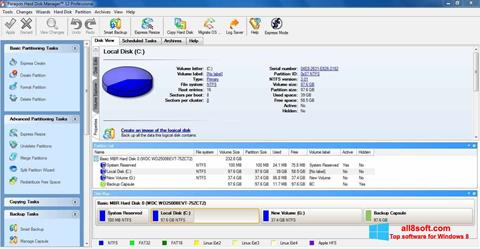 Skjermbilde Paragon Hard Disk Manager Windows 8