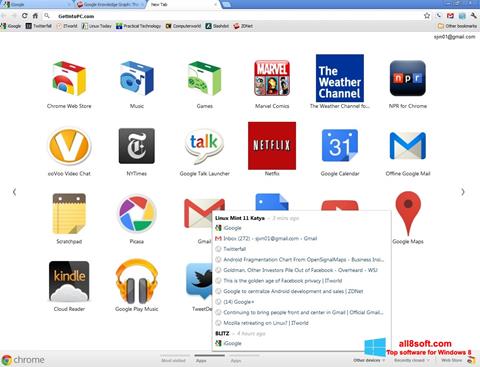 Skjermbilde Google Chrome Offline Installer Windows 8
