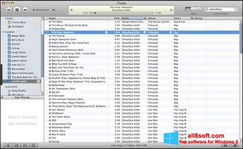 Skjermbilde iTunes Windows 8