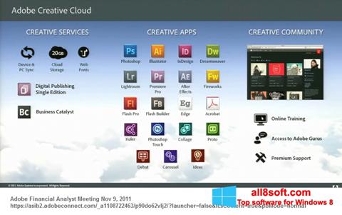 Skjermbilde Adobe Creative Cloud Windows 8