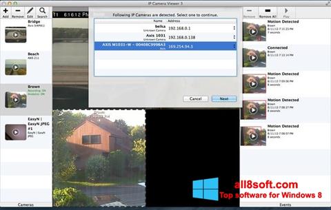 Skjermbilde IP Camera Viewer Windows 8