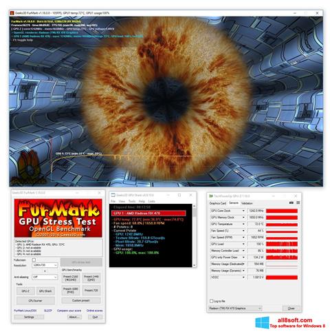 Skjermbilde FurMark Windows 8