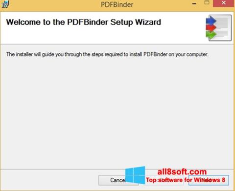 Skjermbilde PDFBinder Windows 8
