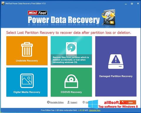 Skjermbilde Power Data Recovery Windows 8