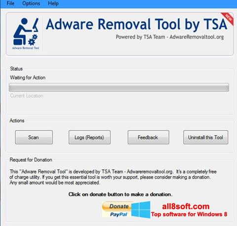 Skjermbilde Adware Removal Tool Windows 8