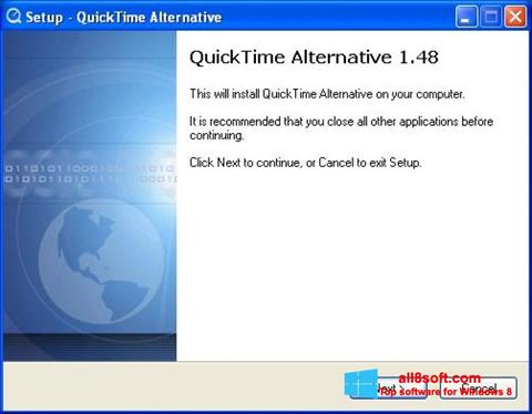 Skjermbilde QuickTime Alternative Windows 8